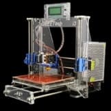 Ridgeyard Transparentes Aluminium 3D Printer DIY Full Kit für Reprap Prusa i3 MK2A Heatbed MK8 SD Speicherkarte/USB -