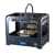 Schwarz 3D Drucker, Dual-Extruder Desktop Rapid Prototyping 3D-Drucker 3D Printer Inklusive 1x 1,75 mm 1 kg /2,2lb ABS Filament -