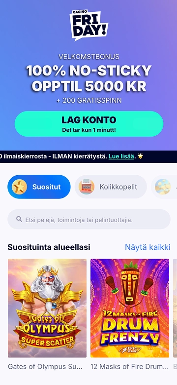 Casino Friday | Logg inn og få de beste bonusene — start nå